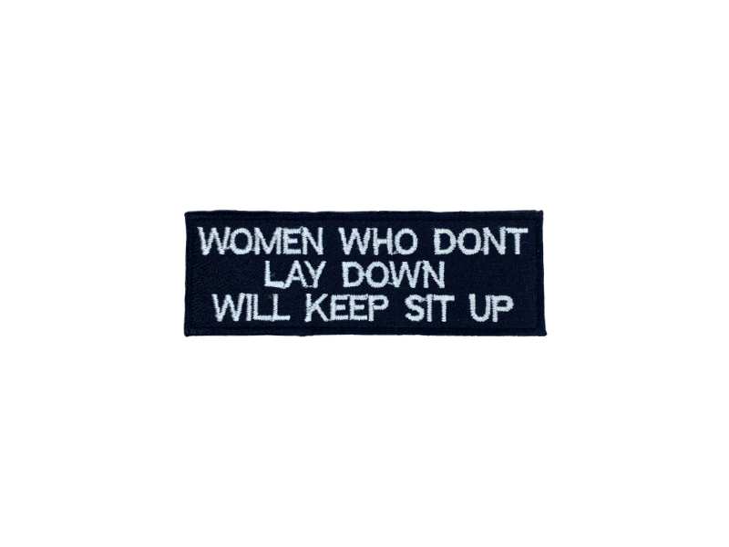 Women who dont lay down - Patch Mærke - Billede 6