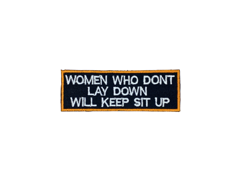 Women who dont lay down - Patch Mærke - Billede 2