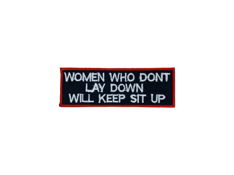Women who dont lay down - Patch Mærke - Billede 3