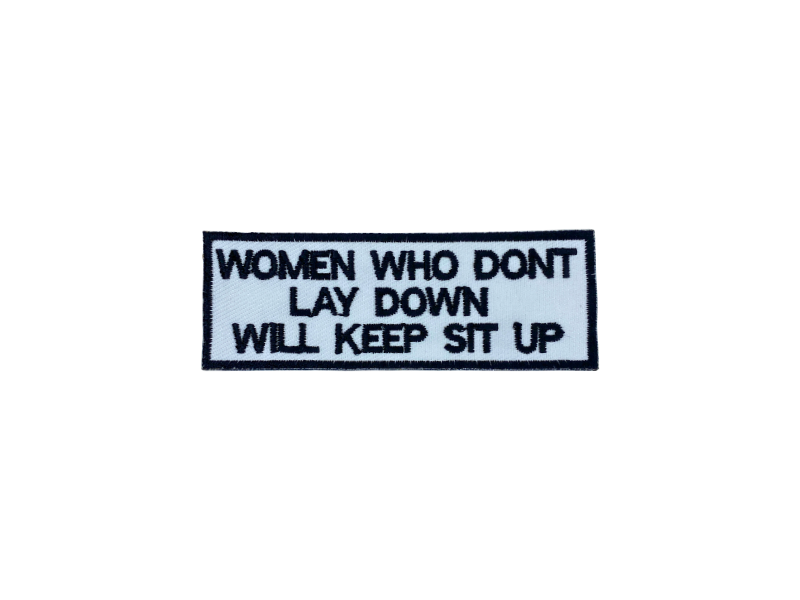 Women who dont lay down - Patch Mærke - Billede 4