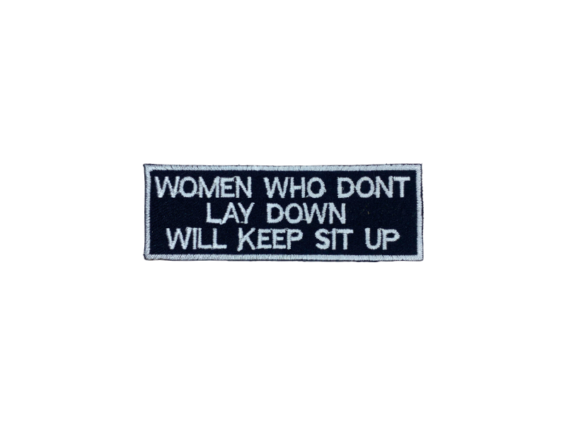 Women who dont lay down - Patch Mærke - Billede 5