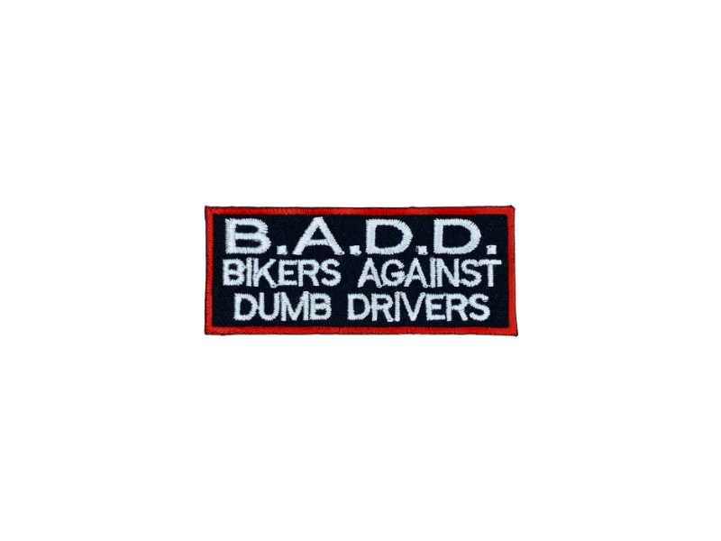 Badd bikers agenst dumb drivers - Patch Mærke - Billede 3