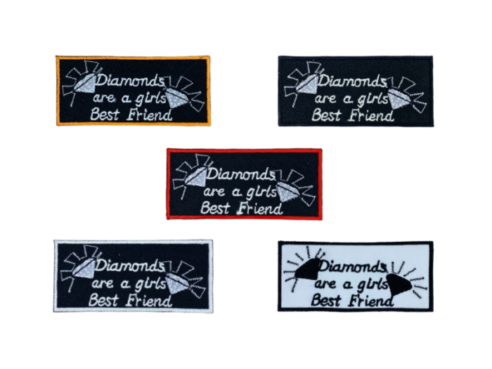 Diamonds are a girls best friend - Patch Mærke