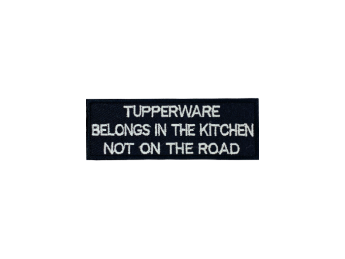 Tuppeware belonge in the kitchen - Patch Mærke - Billede 6