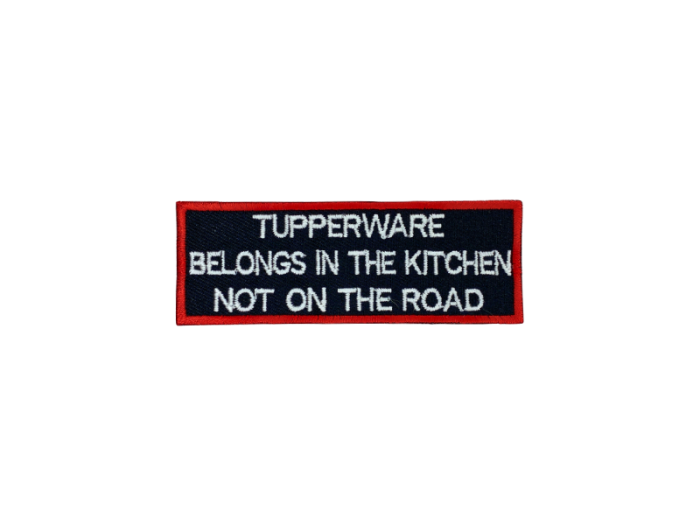 Tuppeware belonge in the kitchen - Patch Mærke - Billede 3