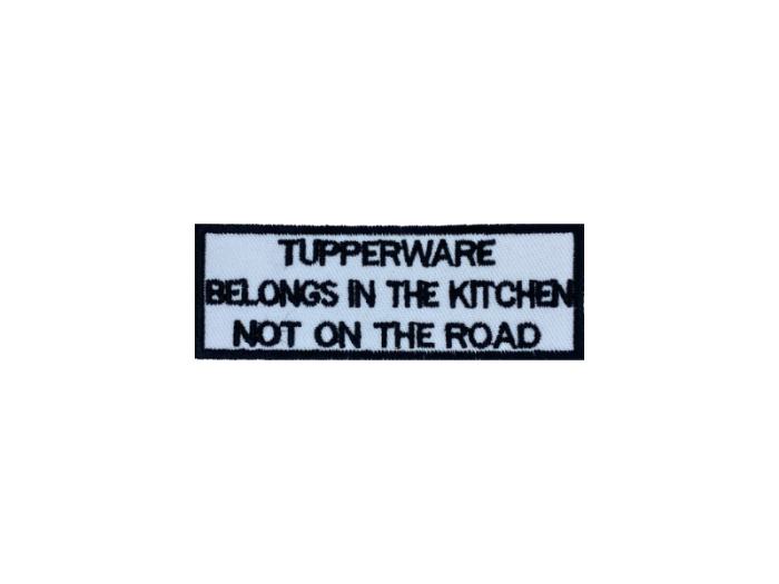 Tuppeware belonge in the kitchen - Patch Mærke - Billede 4