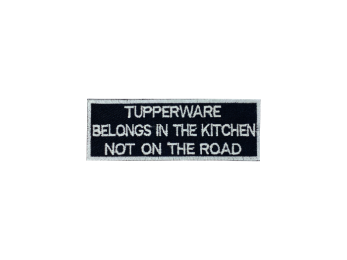 Tuppeware belonge in the kitchen - Patch Mærke - Billede 5