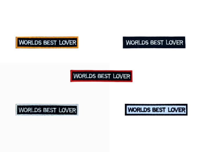 Worlds best lover - Patch Mærke