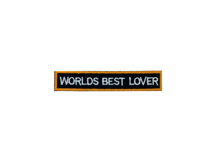 Worlds best lover - Patch Mærke - Billede 6