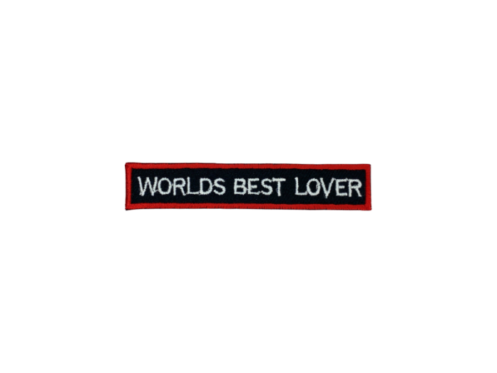 Worlds best lover - Patch Mærke - Billede 2