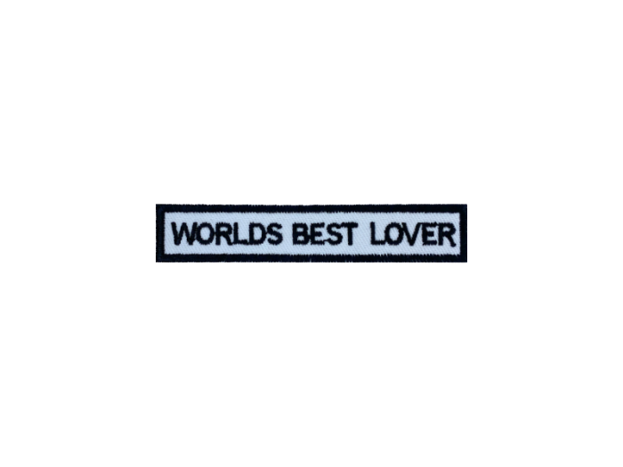 Worlds best lover - Patch Mærke - Billede 3