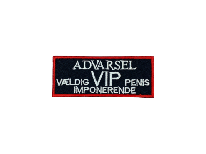 Advarsel VIP vældig imponerende penis- Patch Mærke - Billede 3