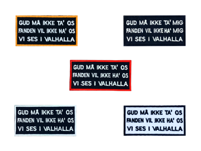Gud må ikke ta´os - Patch  Mærke