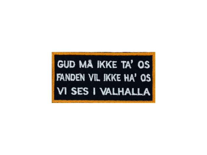 Gud må ikke ta´os - Patch  Mærke - Billede 2