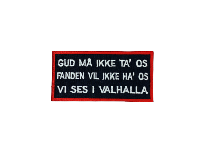 Gud må ikke ta´os - Patch  Mærke - Billede 3