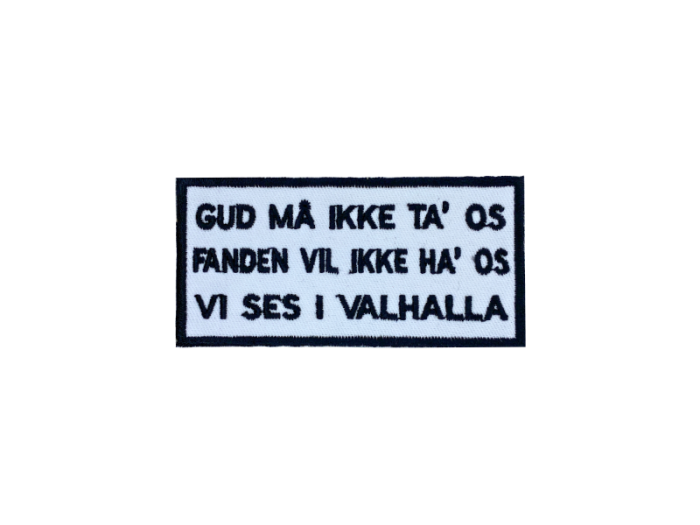 Gud må ikke ta´os - Patch  Mærke - Billede 4