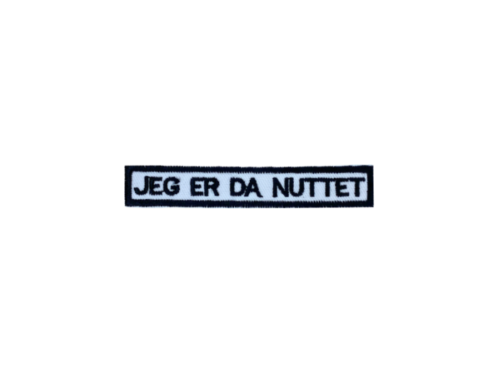 Jeg er nuttet - Patch  Mærke - Billede 3