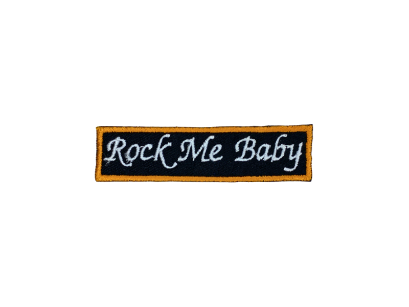 Rock me baby - Patch Mærke - Billede 2