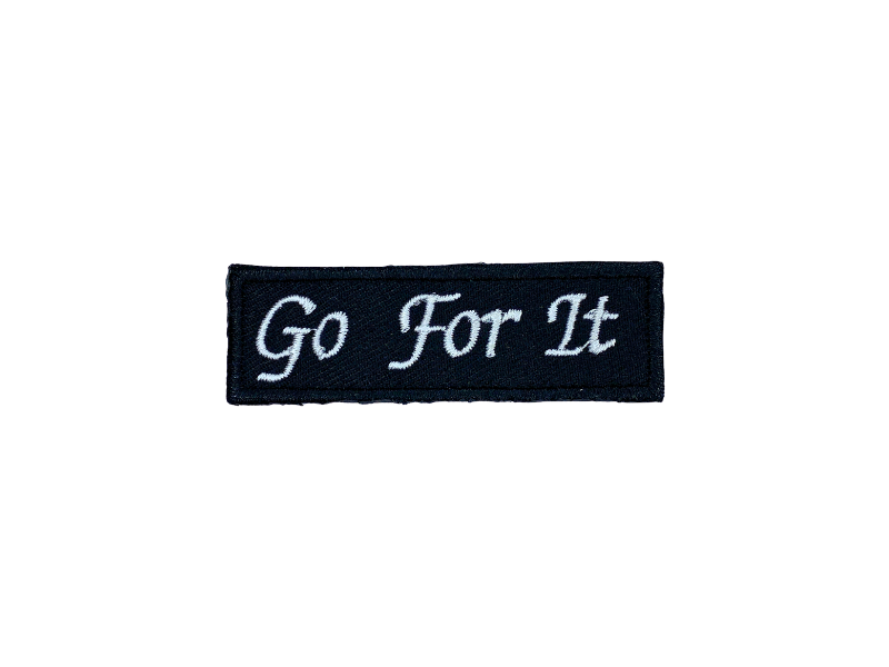 Go for it - Patch Mærke - Billede 6