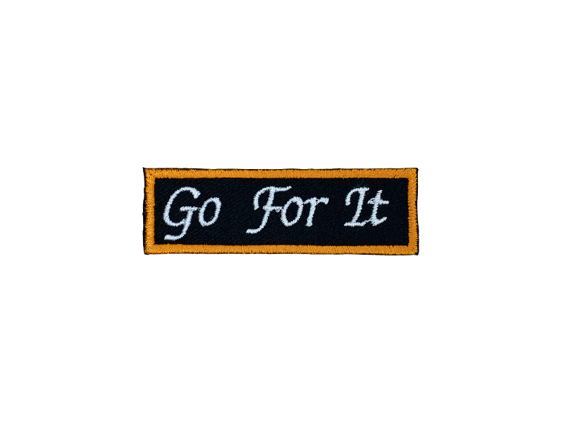 Go for it - Patch Mærke - Billede 2