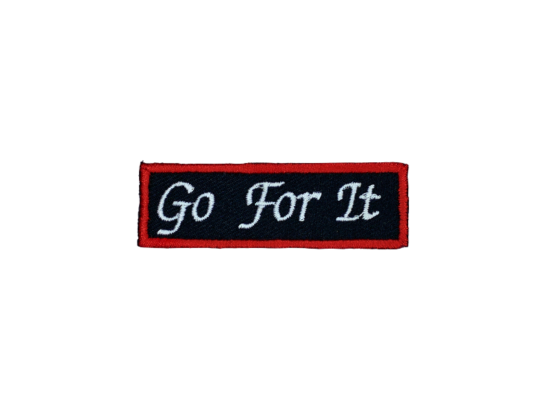 Go for it - Patch Mærke - Billede 3