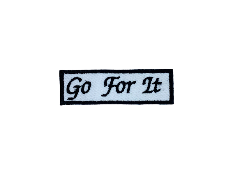 Go for it - Patch Mærke - Billede 4