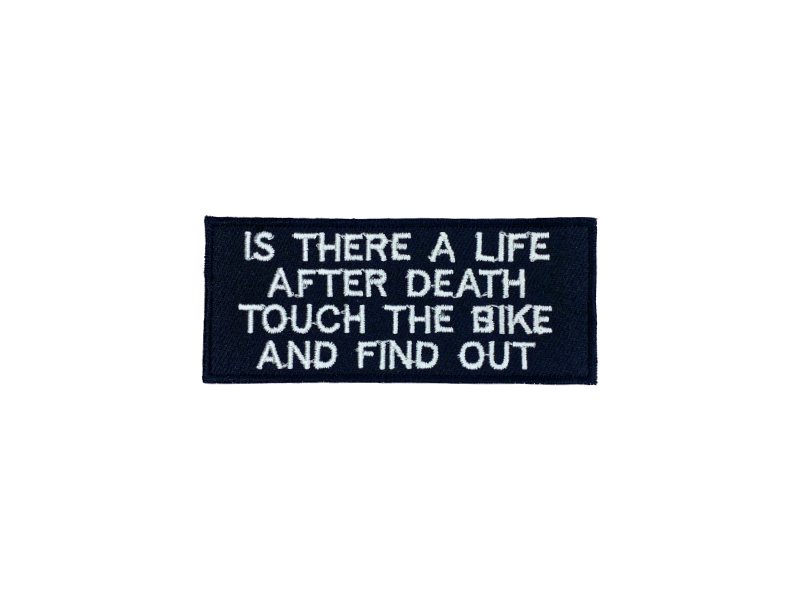 Is there a life touch bike - Patch Mærke - Billede 6