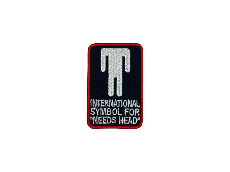 International symbol for Needs head - Patch Mærke - Billede 3