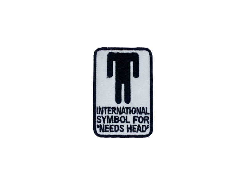 International symbol for Needs head - Patch Mærke - Billede 4