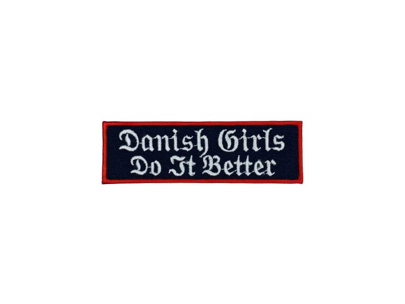 Danish girls do it better - Patch Mærke - Billede 3
