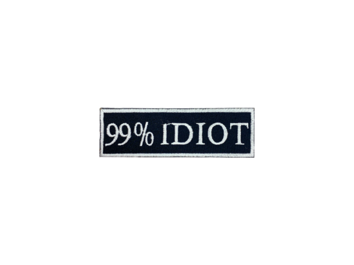 99% Idiot - Patch  Mærke - Billede 2