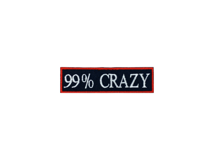 99% Crazy - Patch  Mærke - Billede 5