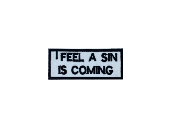 I feel a sin is coming - Patch  Mærke - Billede 4