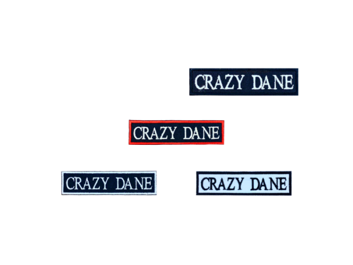 Crazy Dane - Patch  Mærke