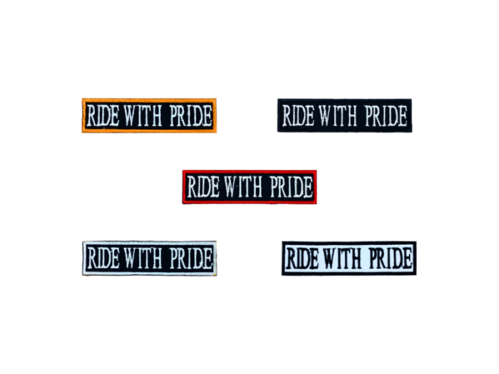 Ride with pride - Patch  Mærke