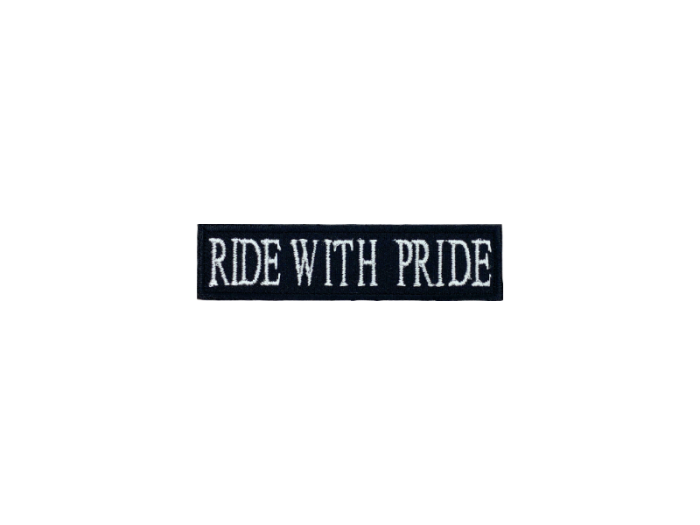 Ride with pride - Patch  Mærke - Billede 2