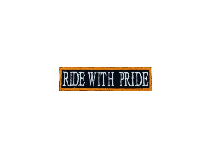 Ride with pride - Patch  Mærke - Billede 6