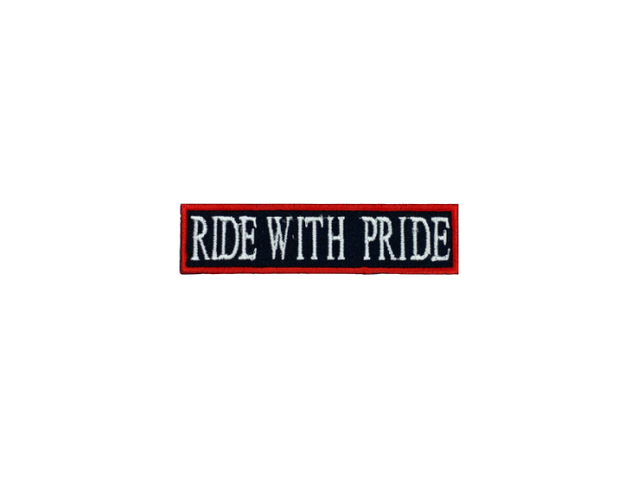Ride with pride - Patch  Mærke - Billede 5