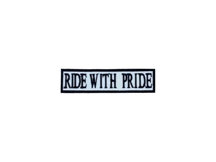 Ride with pride - Patch  Mærke - Billede 4