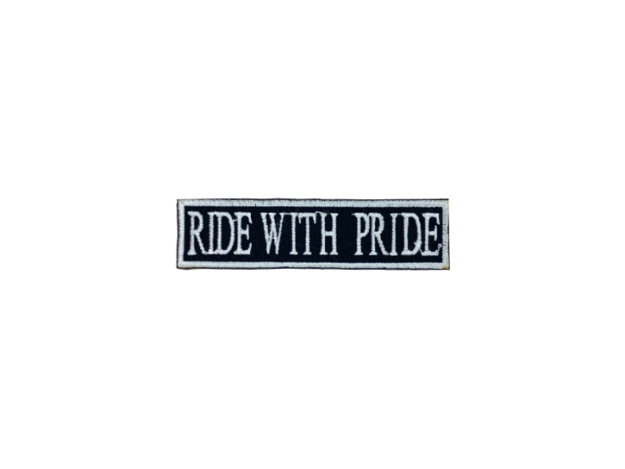 Ride with pride - Patch  Mærke - Billede 3