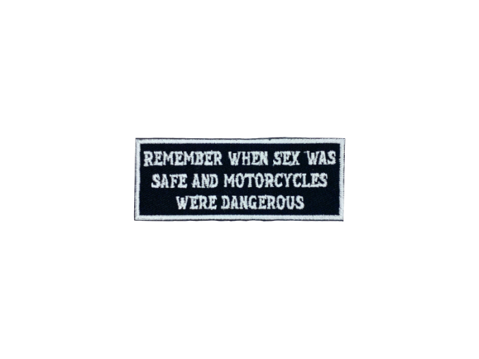 Remember when sex was safe - Patch  Mærke - Billede 3