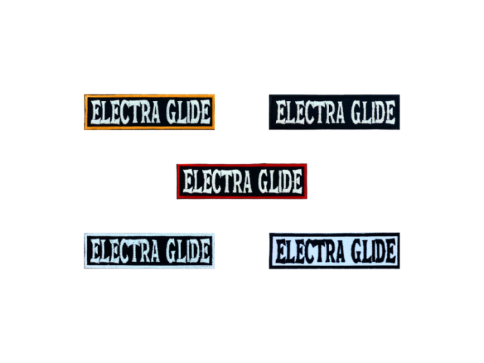 Electra glide - Patch  Mærke