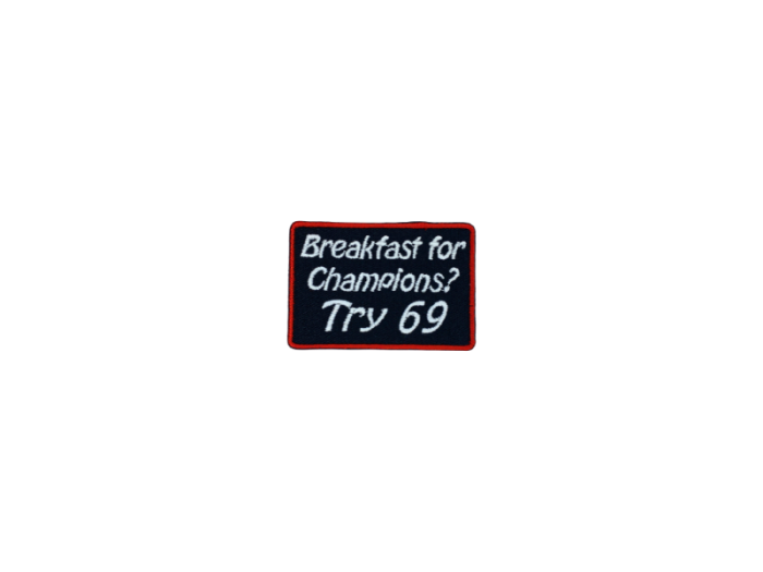 Breakfast for champings Try 69 - Patch  Mærke - Billede 2