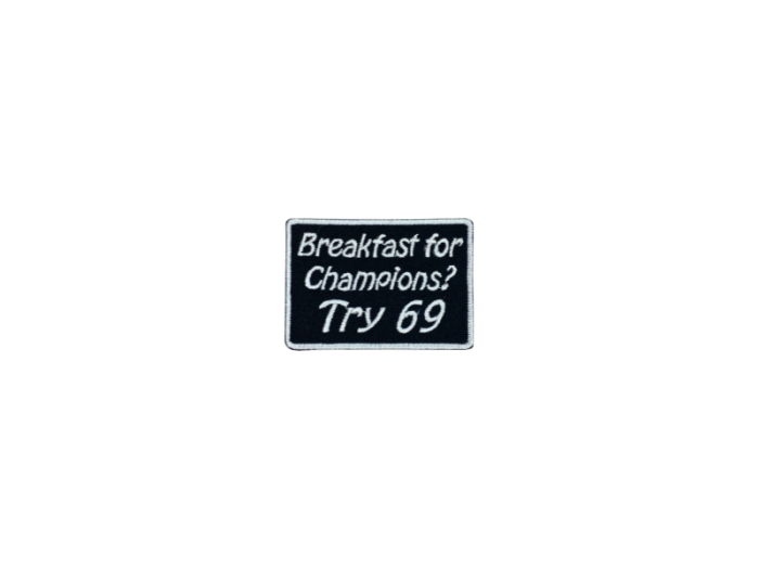 Breakfast for champings Try 69 - Patch  Mærke - Billede 5