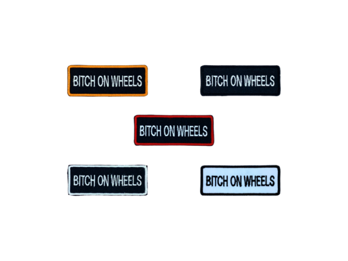 Bitch on wheels - Patch  Mærke
