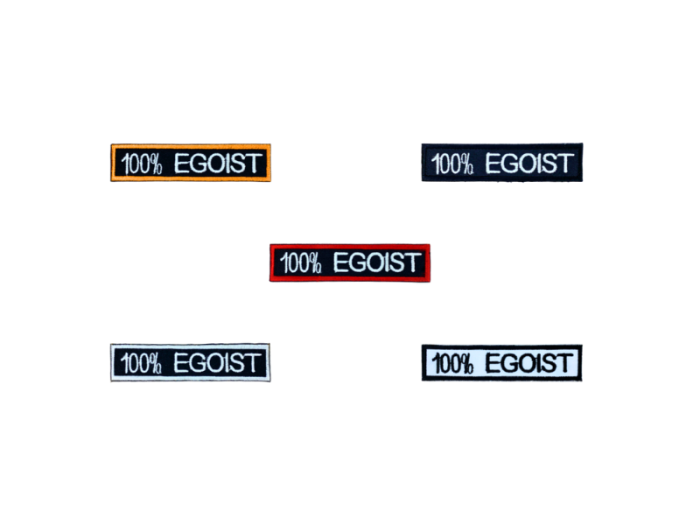 100% Egoist- Patch  Mærke