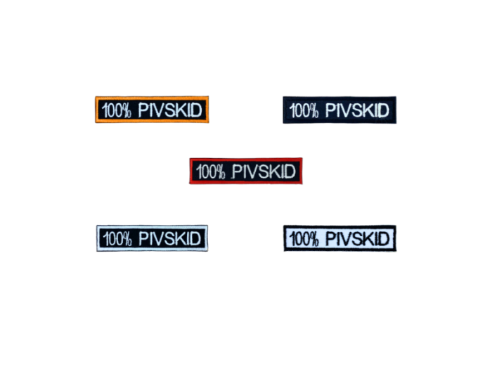 100% Pivskid - Patch  Mærke