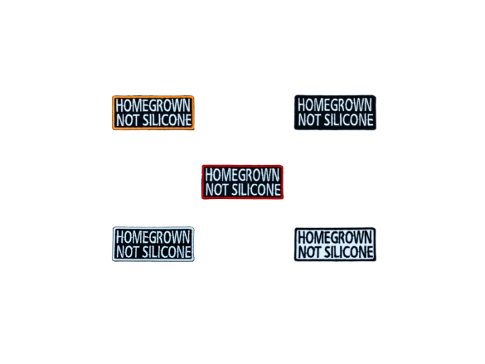 Homegrown not silicone - Patch  Mærke