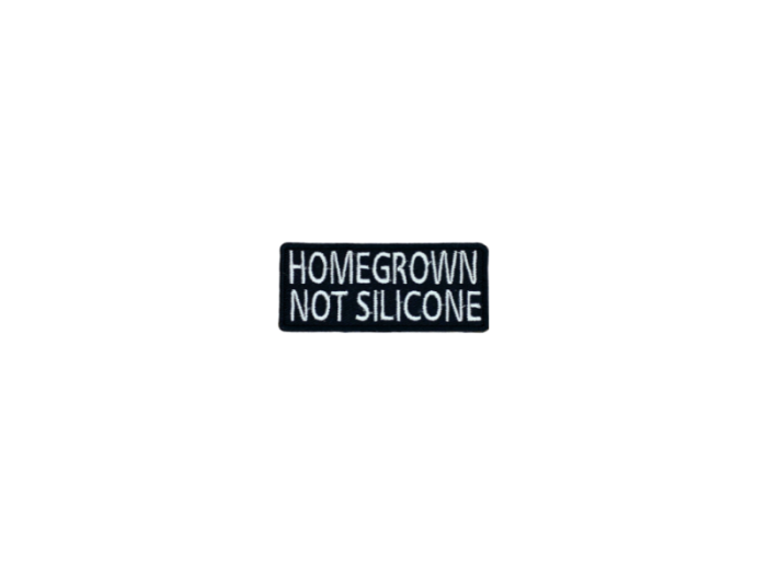 Homegrown not silicone - Patch  Mærke - Billede 2