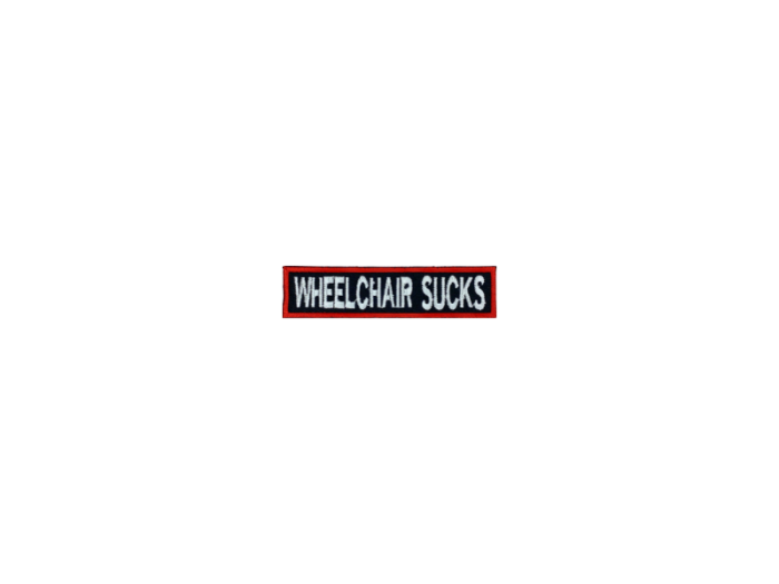 Wheelchair sucks - Patch  Mærke - Billede 2
